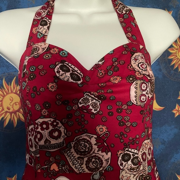 Hell Bunny skull retro dress - Picture 7 of 12